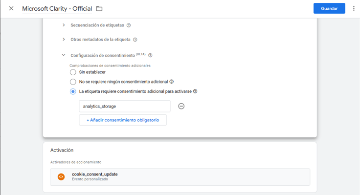 Clarity_implementacion_GTM
